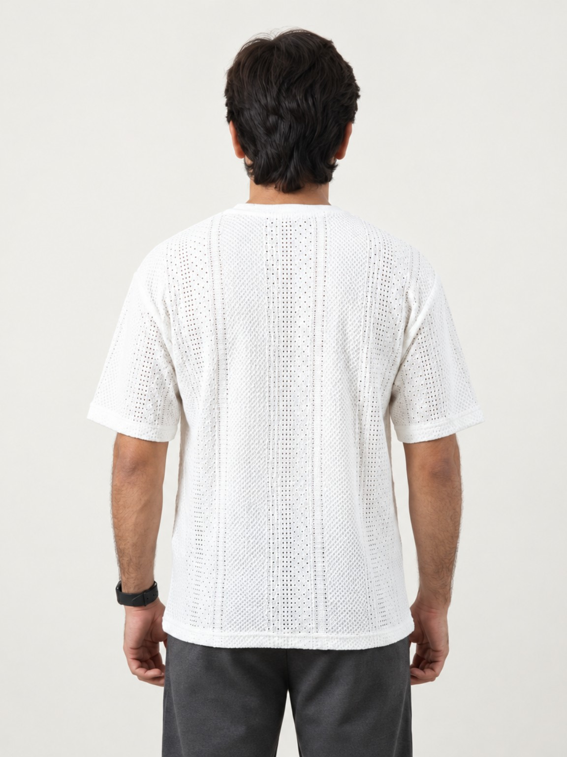 Gridline Texture Tee