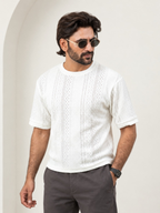 Gridline Texture Tee