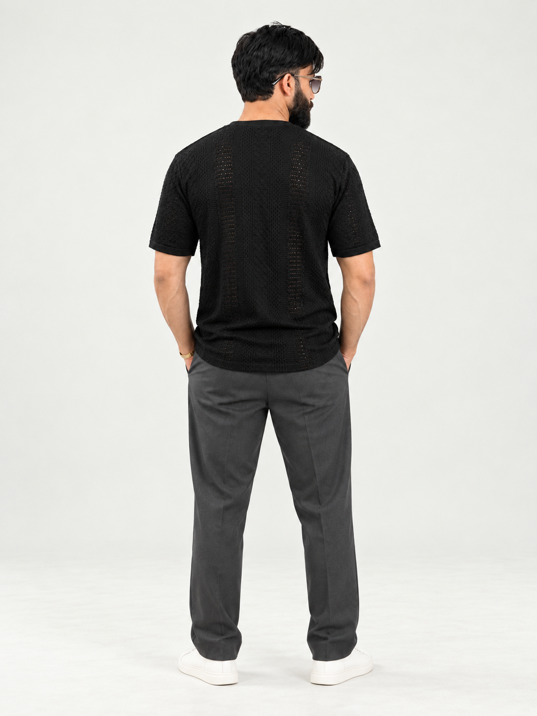 Gridline Texture Tee